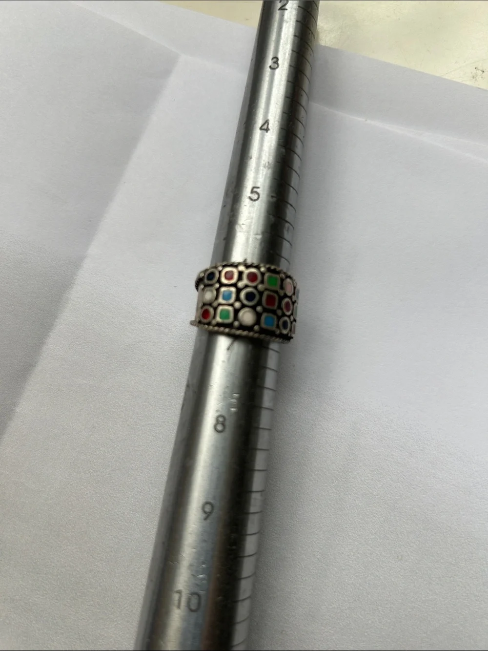 Sterling ring about a size 6 1/2